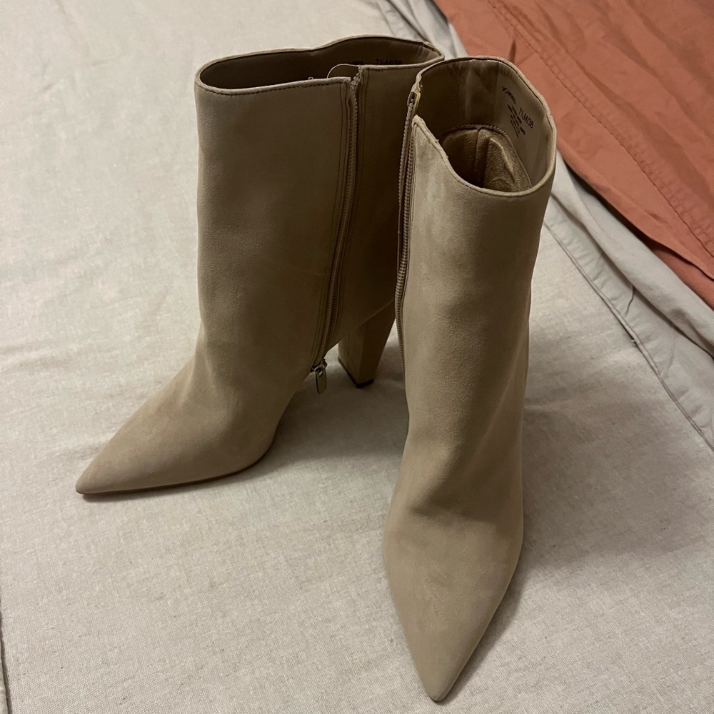 Vince Camuto Tan Ankle Boots